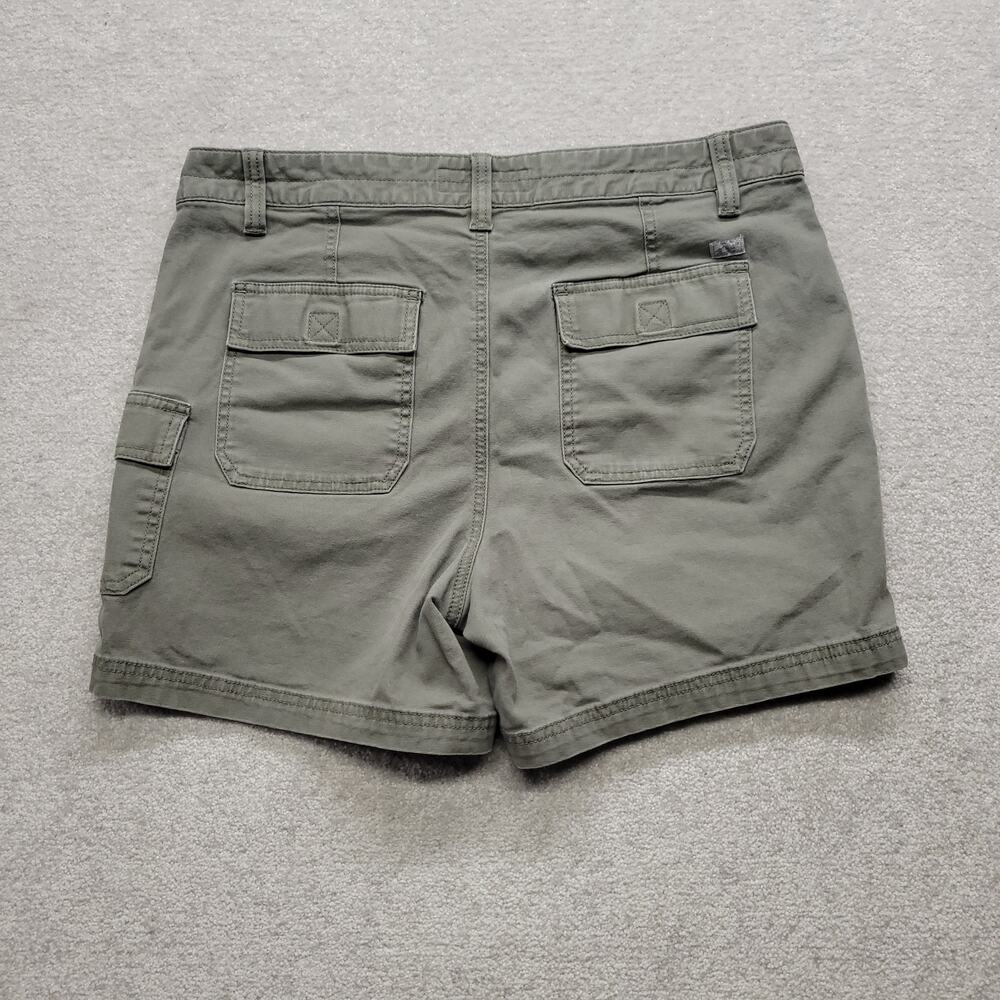Eddie Bauer Women's Size 12 Olive Green Cargo Shorts Outdoor Hiking Casual - Picture 2 of 8